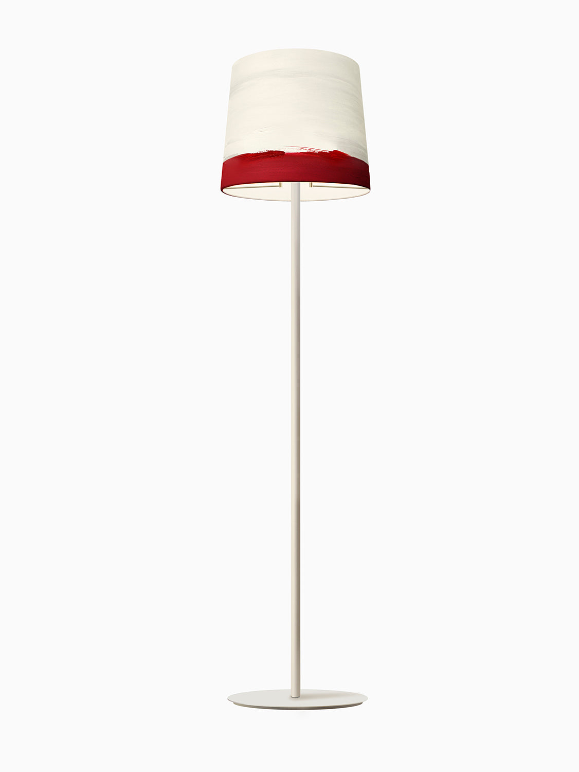 Canvas Oil Painted Unique Emotional Handmade Free-standing Lamp | Custom colors | Contemporary Cozy Lighting for  Restaurant Living room Bedroom & Lobby | Sustainable Design | Design lighting | Natural Interior | mammalampa The Sisters floor lamp